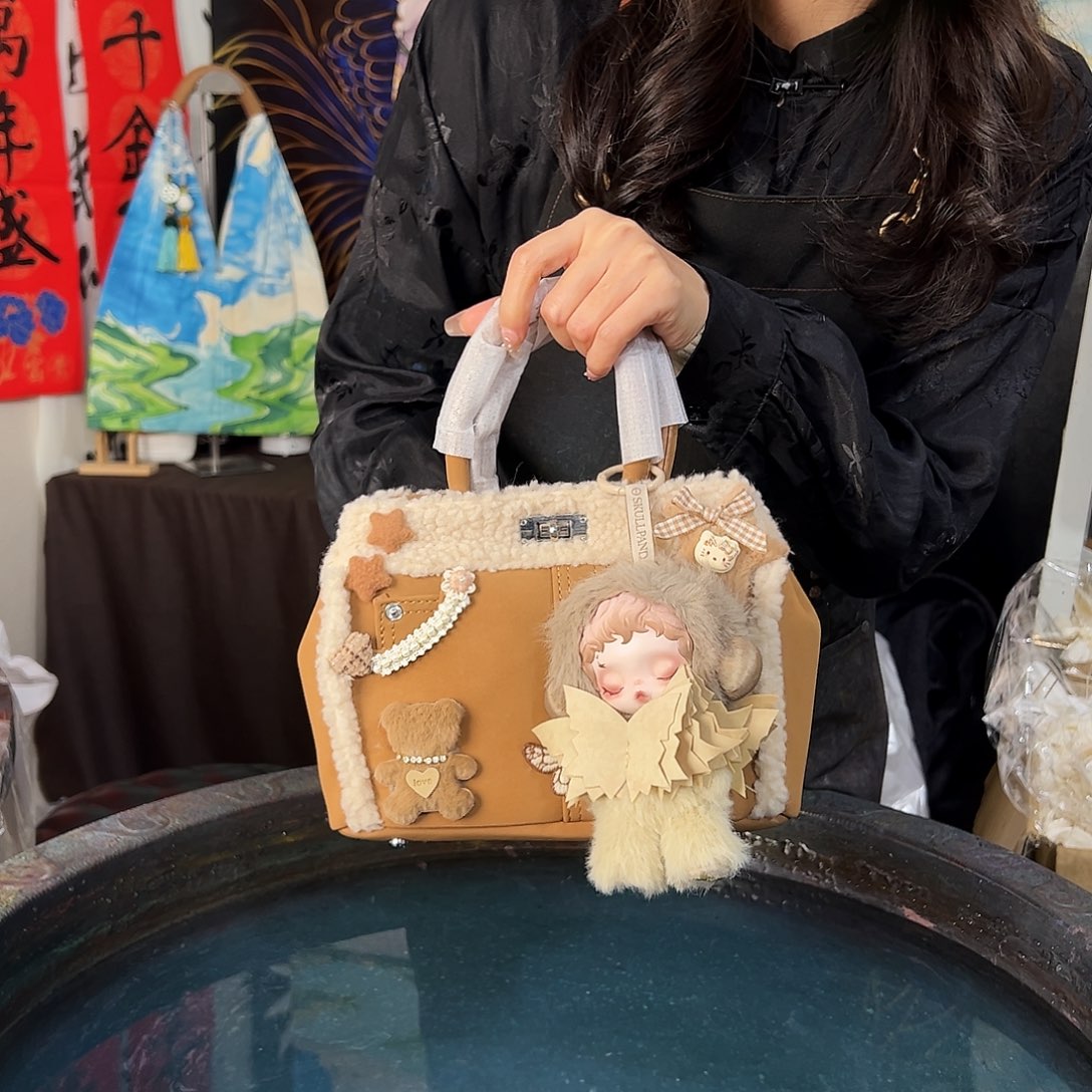 忘***川毛绒娃包手作不退不换