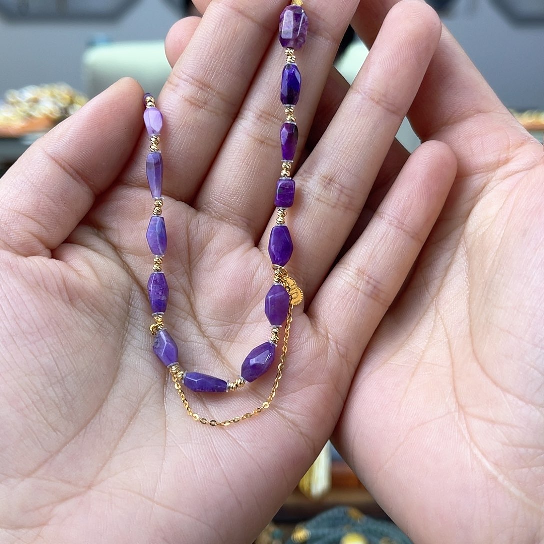 苏纪石（舒俱来）舒俱来手链18K金镶嵌A****)