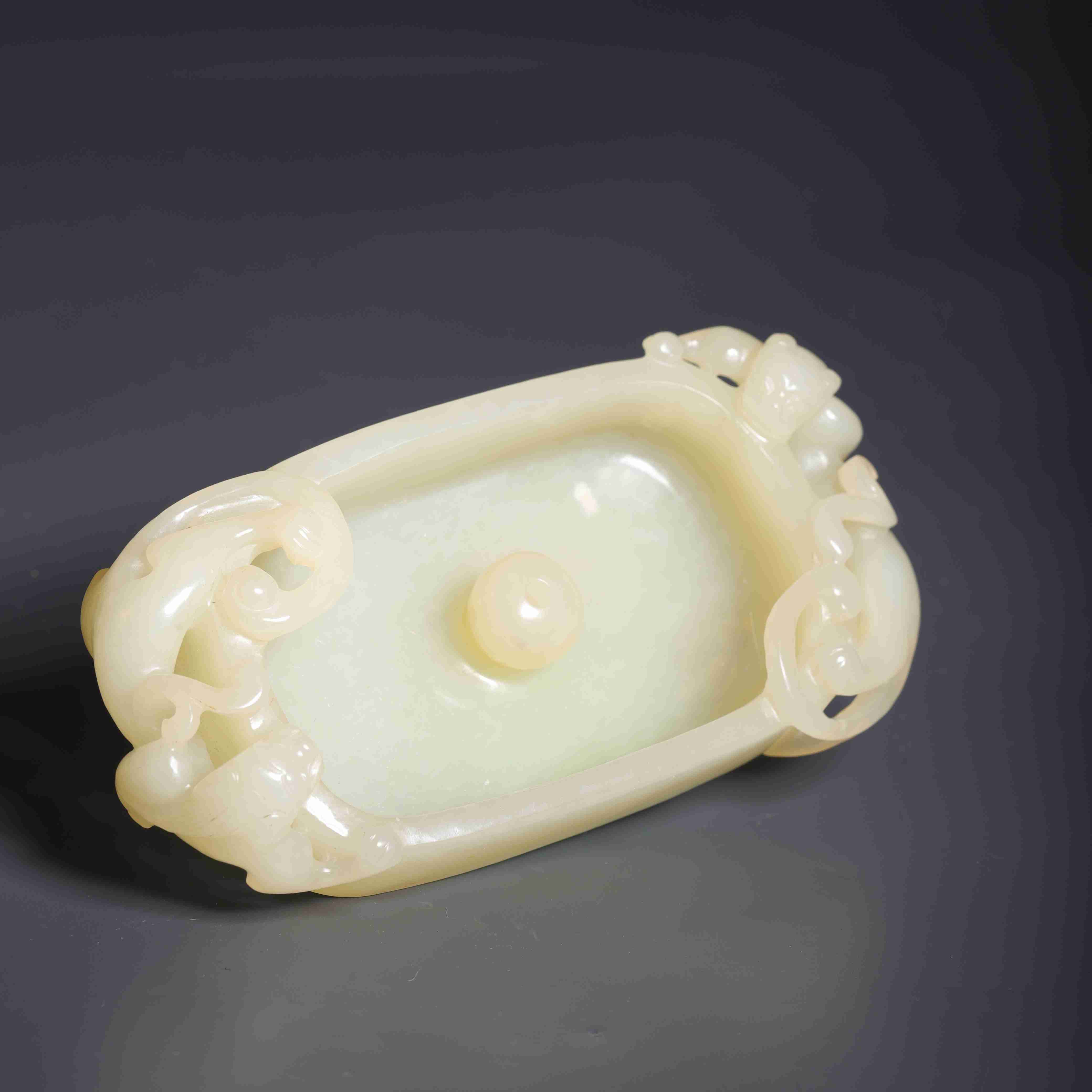 清和田玉赤龙香插-NX