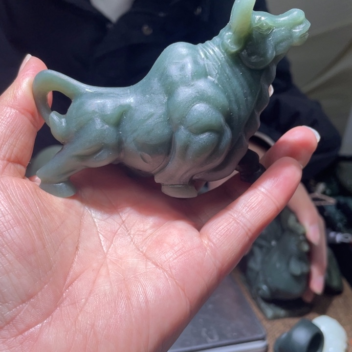 和田玉未镶嵌摆件