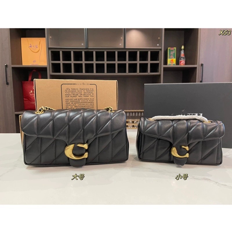 【万达撤柜】高端奢侈品寇C家lv真皮女包托特包高品质菱格纹链适用