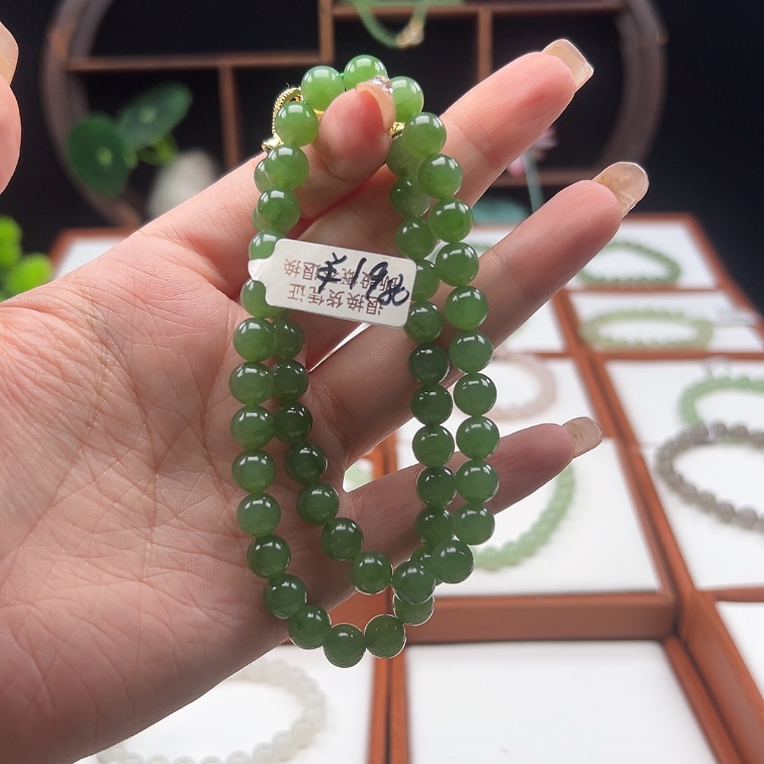天***吻手串未镶嵌和田玉