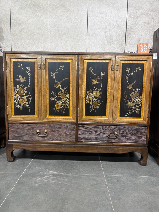 柜子餐边柜复古客厅茶周边