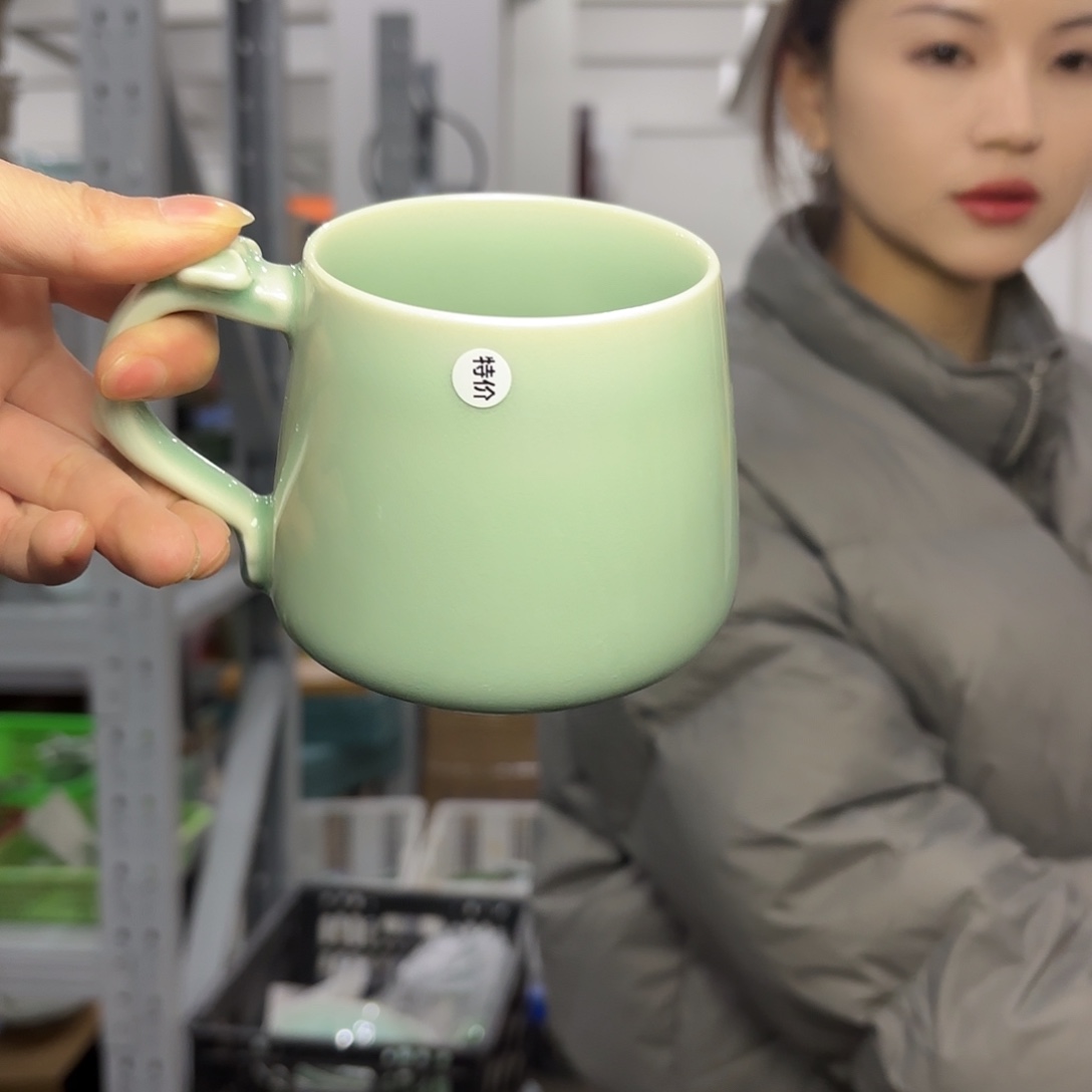 龙泉云间青瓷小米茶器