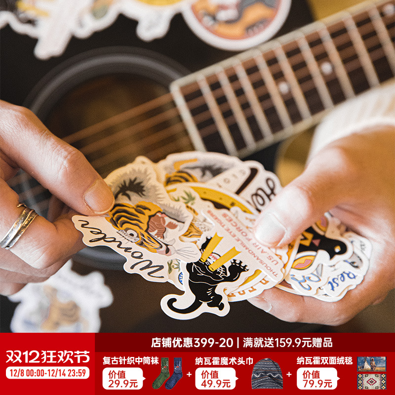 非金属亚克力胸针 马登工装复古美式阿卡美叽胸针