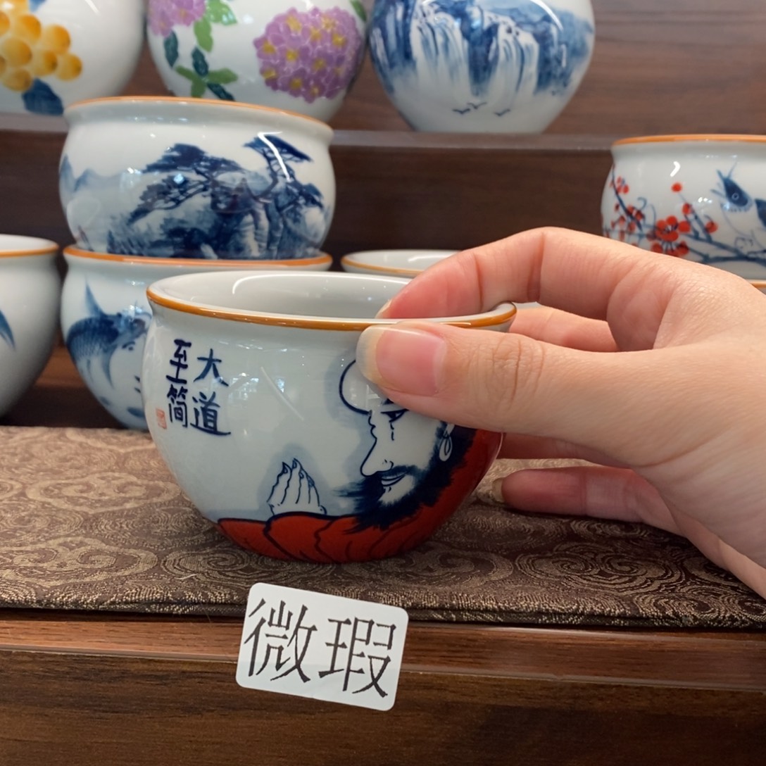 釉下彩手工绘制手工绘制
