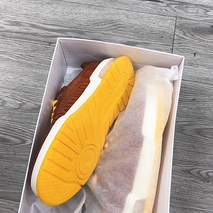 面***善磨砂皮（牛皮）鸵鸟脚42码