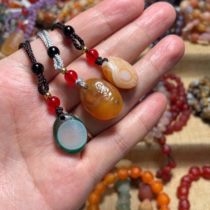 玛瑙/玉髓合金手链