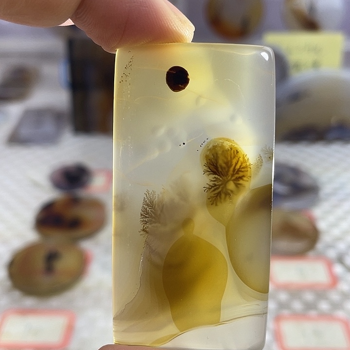 玛瑙/玉髓合金颈饰
