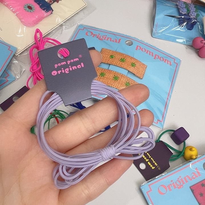 铁合金pom发饰2卡发货