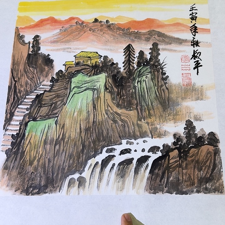 国画李叔平老师书画作品