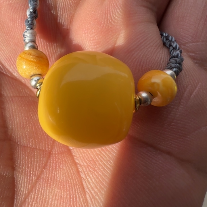 琉璃非金属莲*漂亮锁骨链一套！