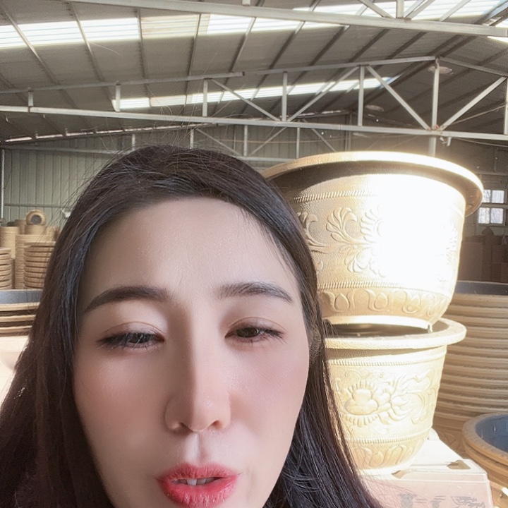 圆83口径花盆两个