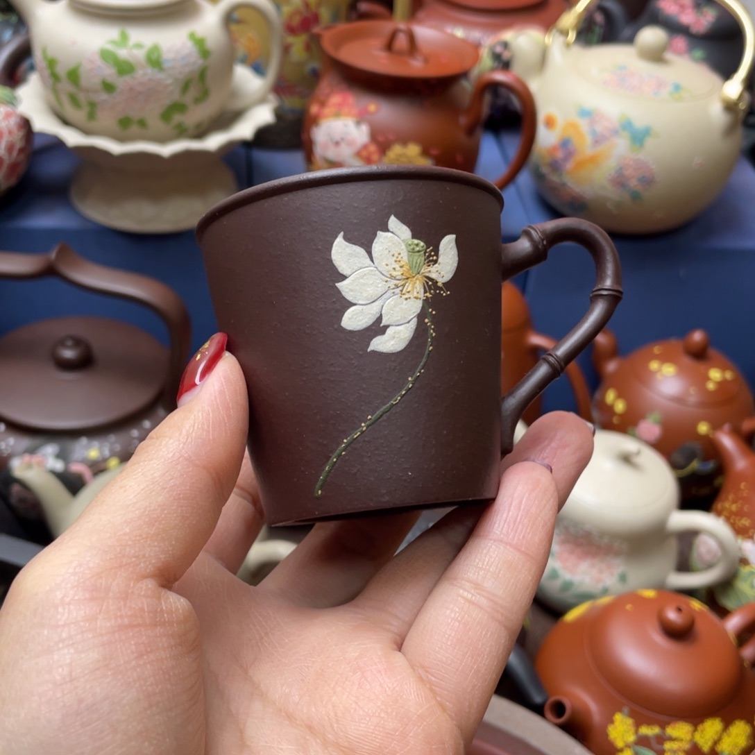 紫砂茶杯紫砂主人杯100cc