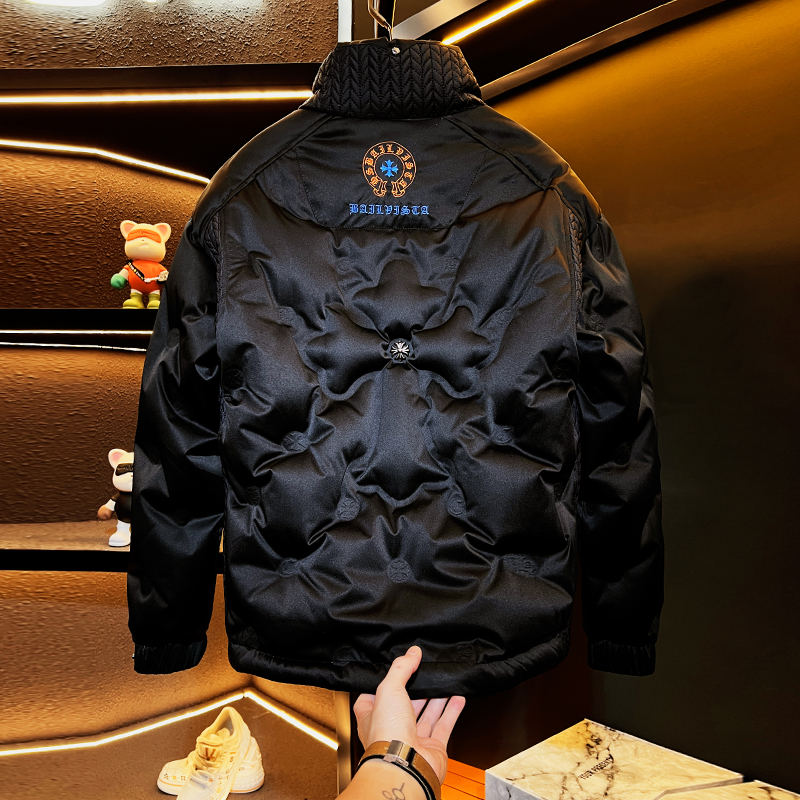 金【25739】高奢白鸭绒羽绒服男2025冬季新款潮男装厚款保暖外套