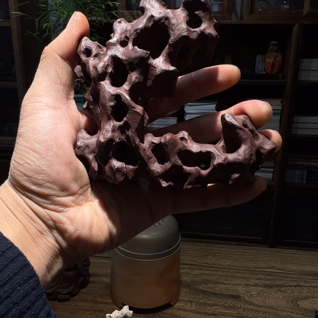 紫砂茶宠紫砂茶宠太湖石手工