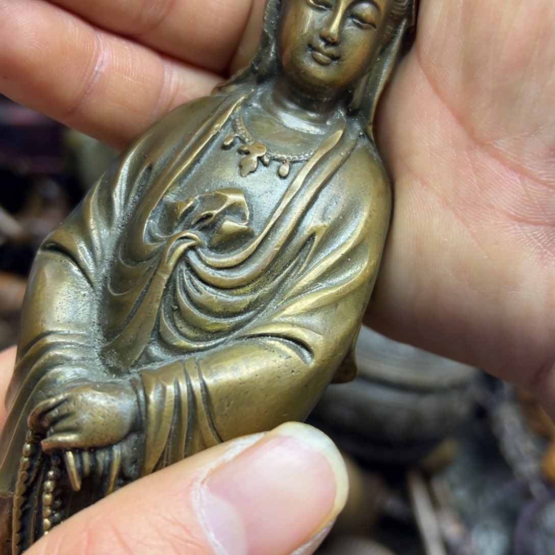 铜摆件欢迎欢迎你