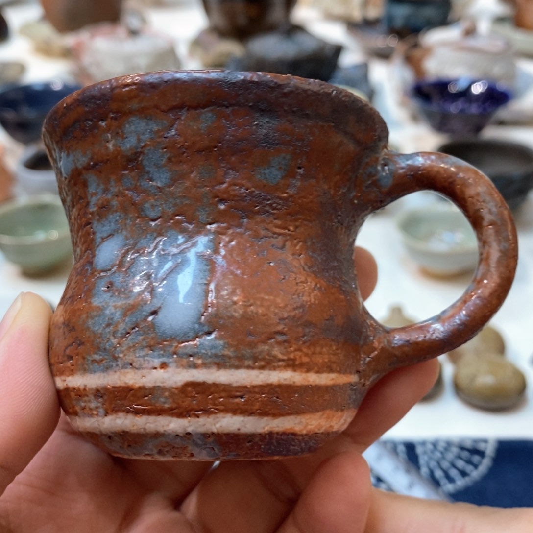 柴烧侘寂粗陶茶具