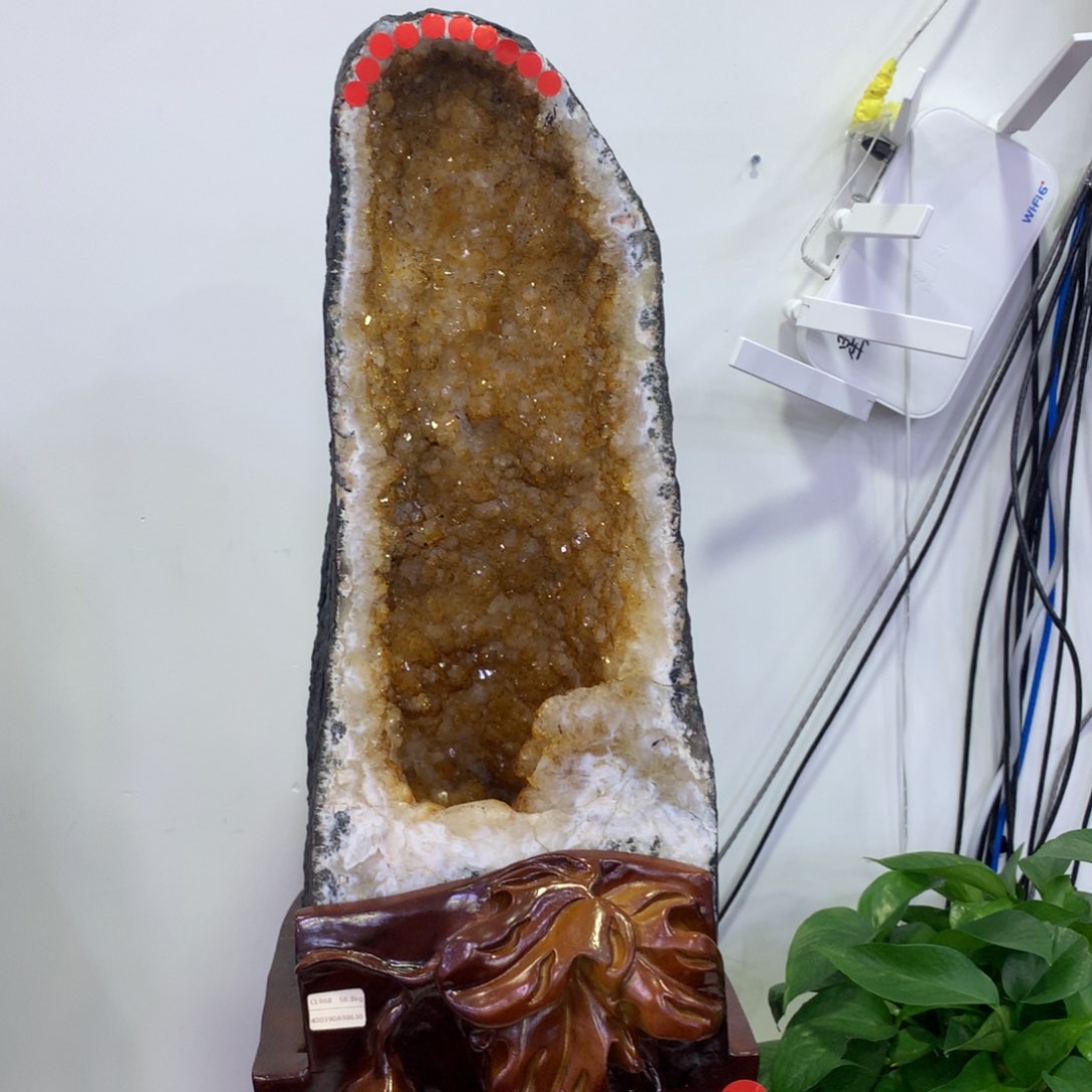 黄晶大型摆件（非配饰）未镶嵌