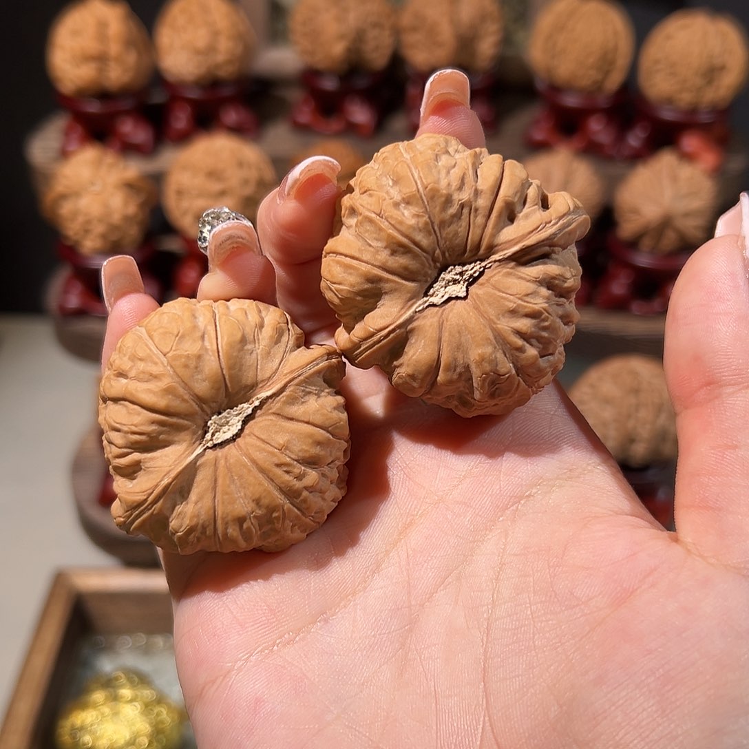 把件文玩核桃南瓜墩