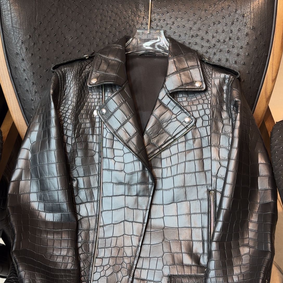 鳄鱼皮皮衣价格服外套