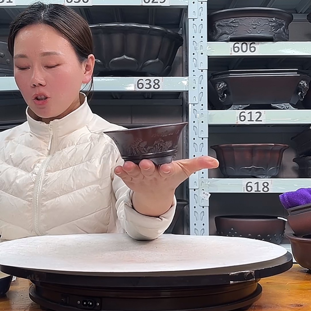 树***人花盆紫砂宜兴紫砂59号