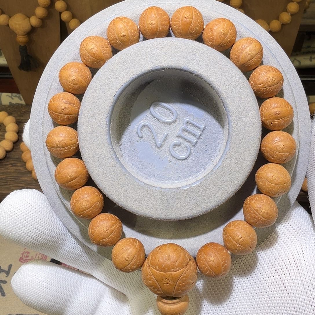 凤眼菩提手串老树玉华底12.2-12.5mm