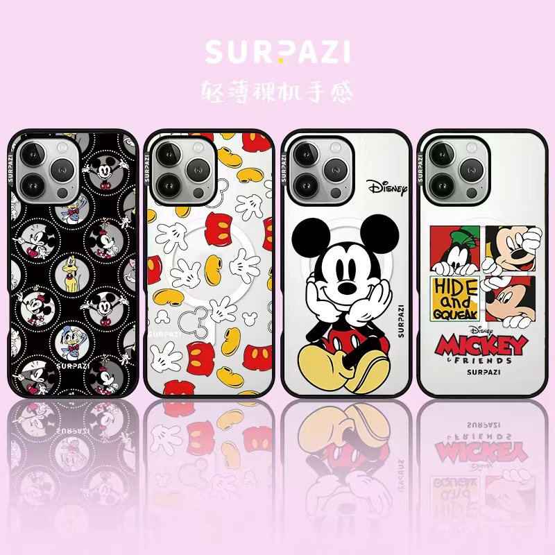 超薄壳【SURPAZI-米奇系列】适用于iPhone14/15/16/17Promax手机壳