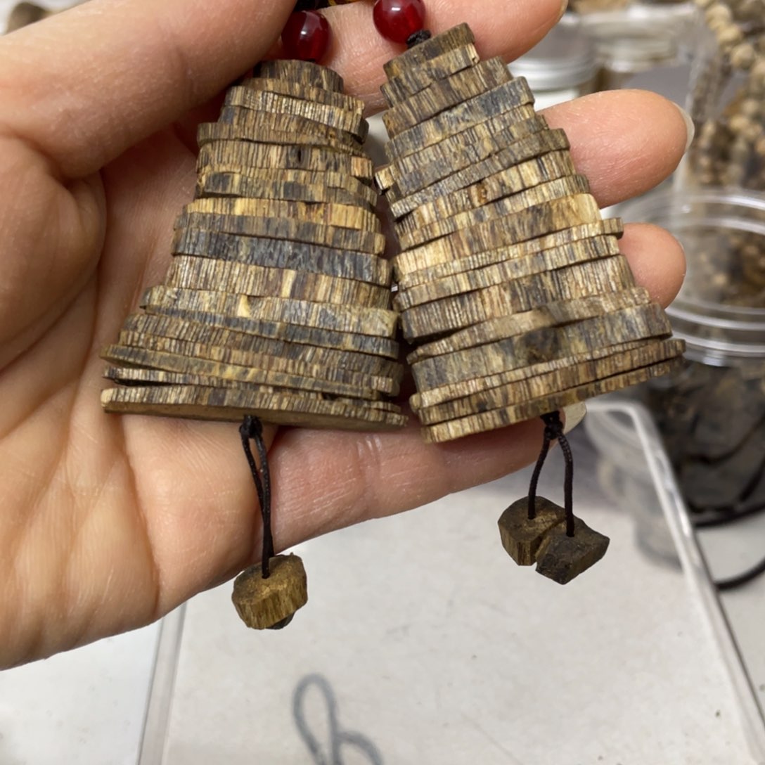 沉香沉香木制品棋楠沉香车挂22克