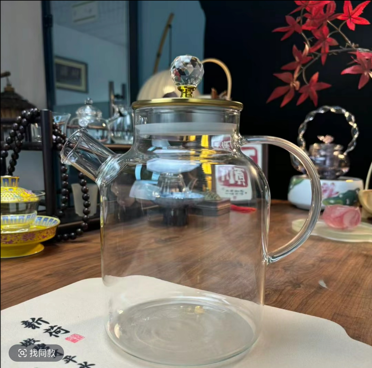 工厂直发 煮茶烧水耐高温电陶炉明火加热防炸裂骤冷泡壶加厚耐热