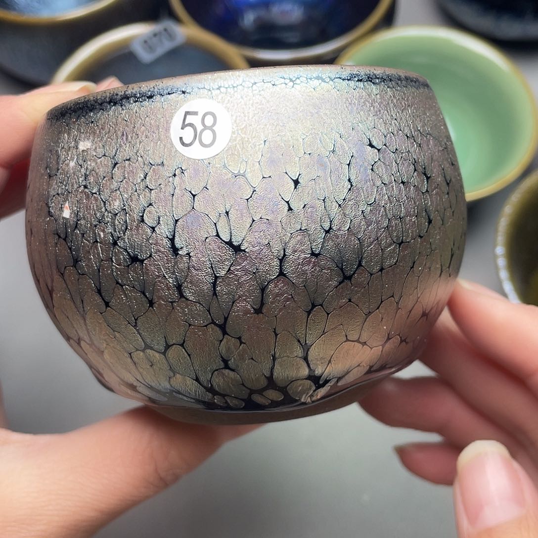 茶盏磨底58漂亮的主人杯