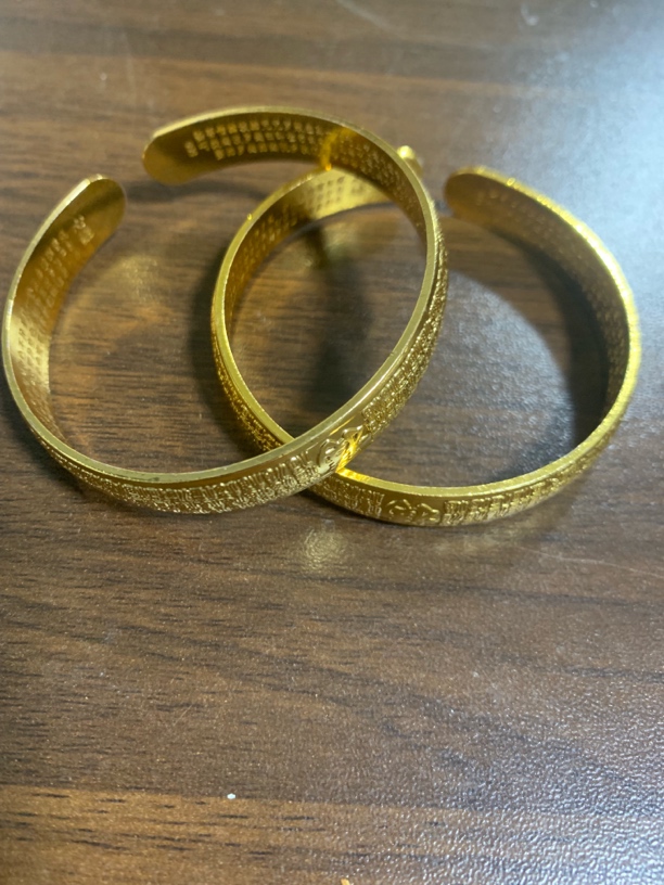 现代工艺品摆件 284精美 手镯一对