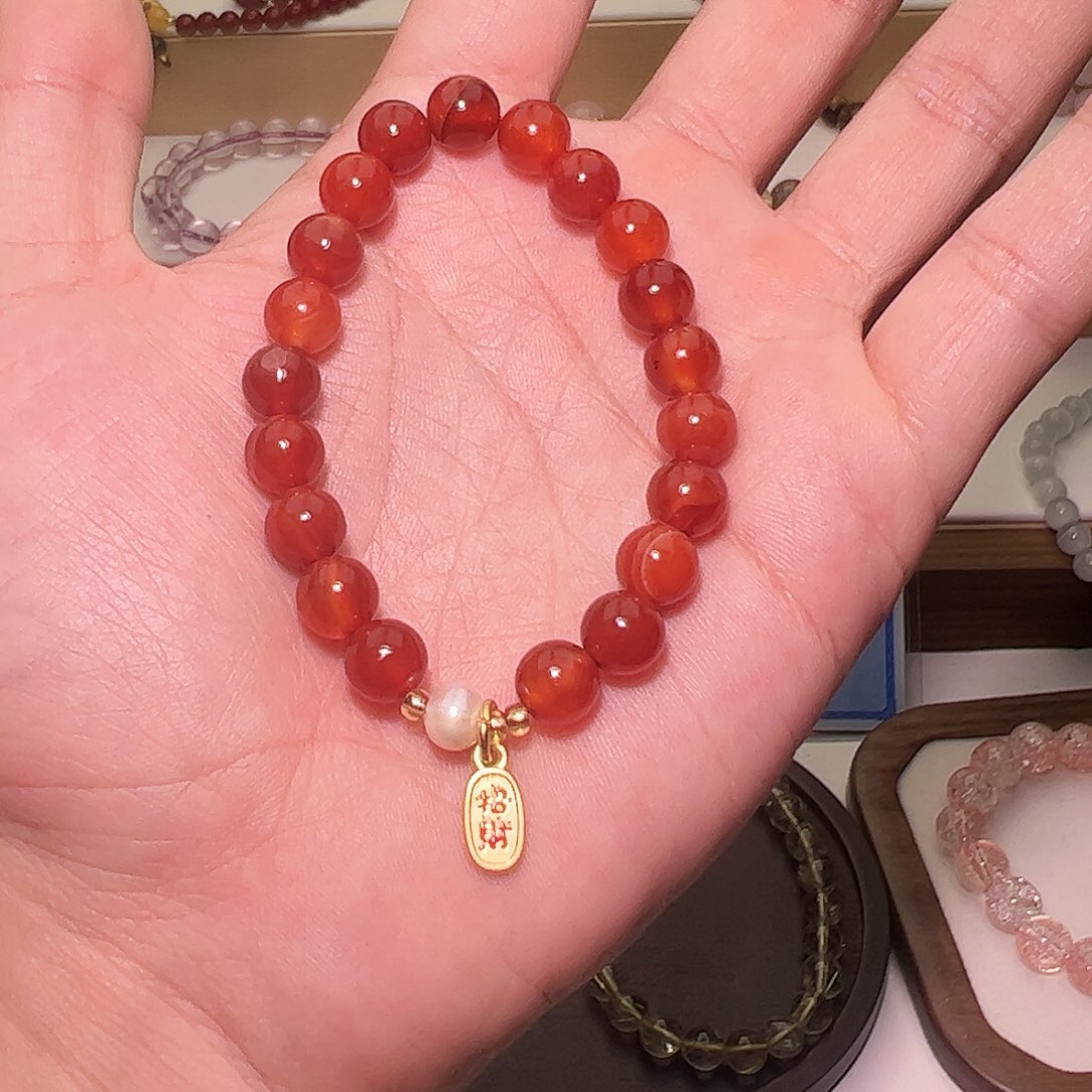 玛瑙/玉髓手串未镶嵌