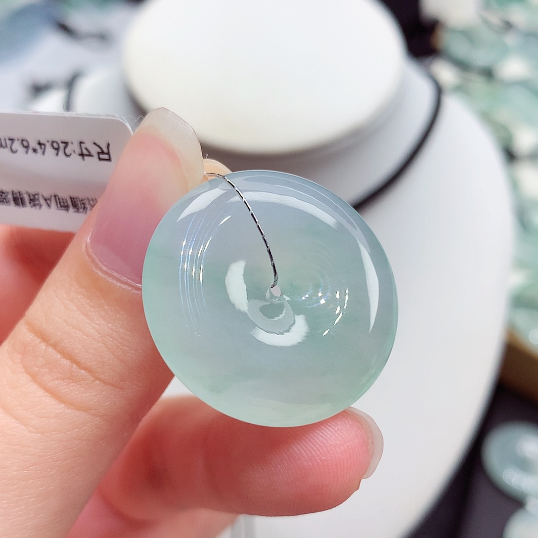 颈饰未镶嵌翡翠翡翠26，26.4/6.2