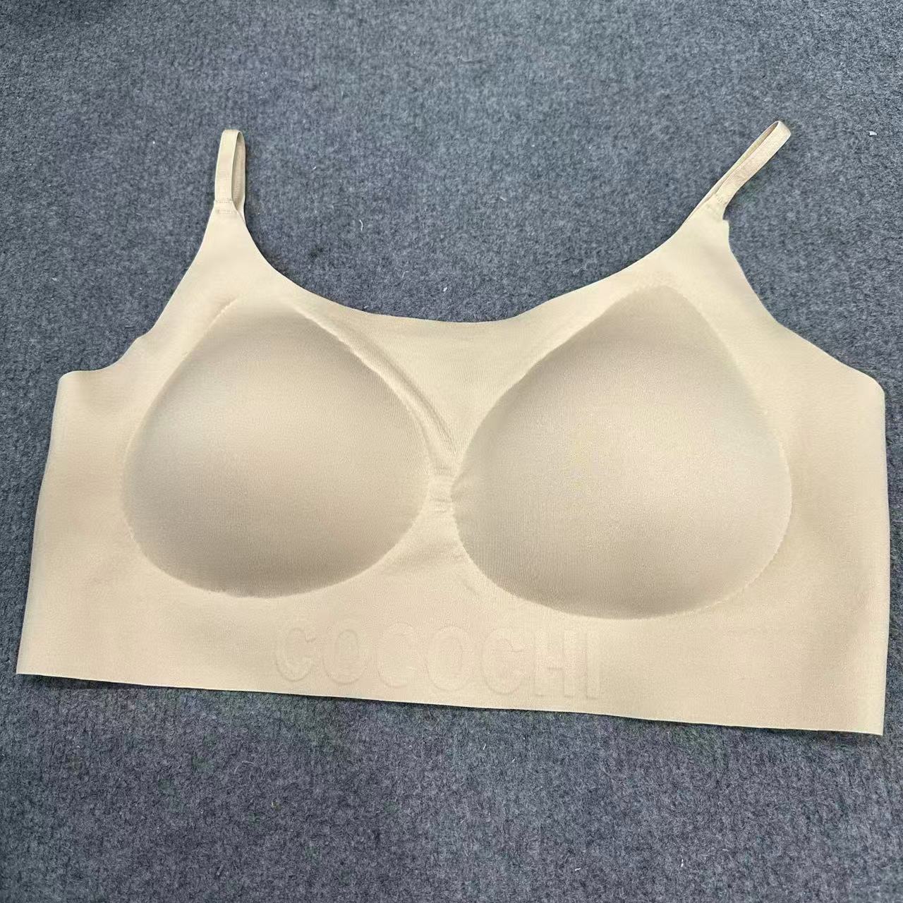 001 粉底肤色字母美背
