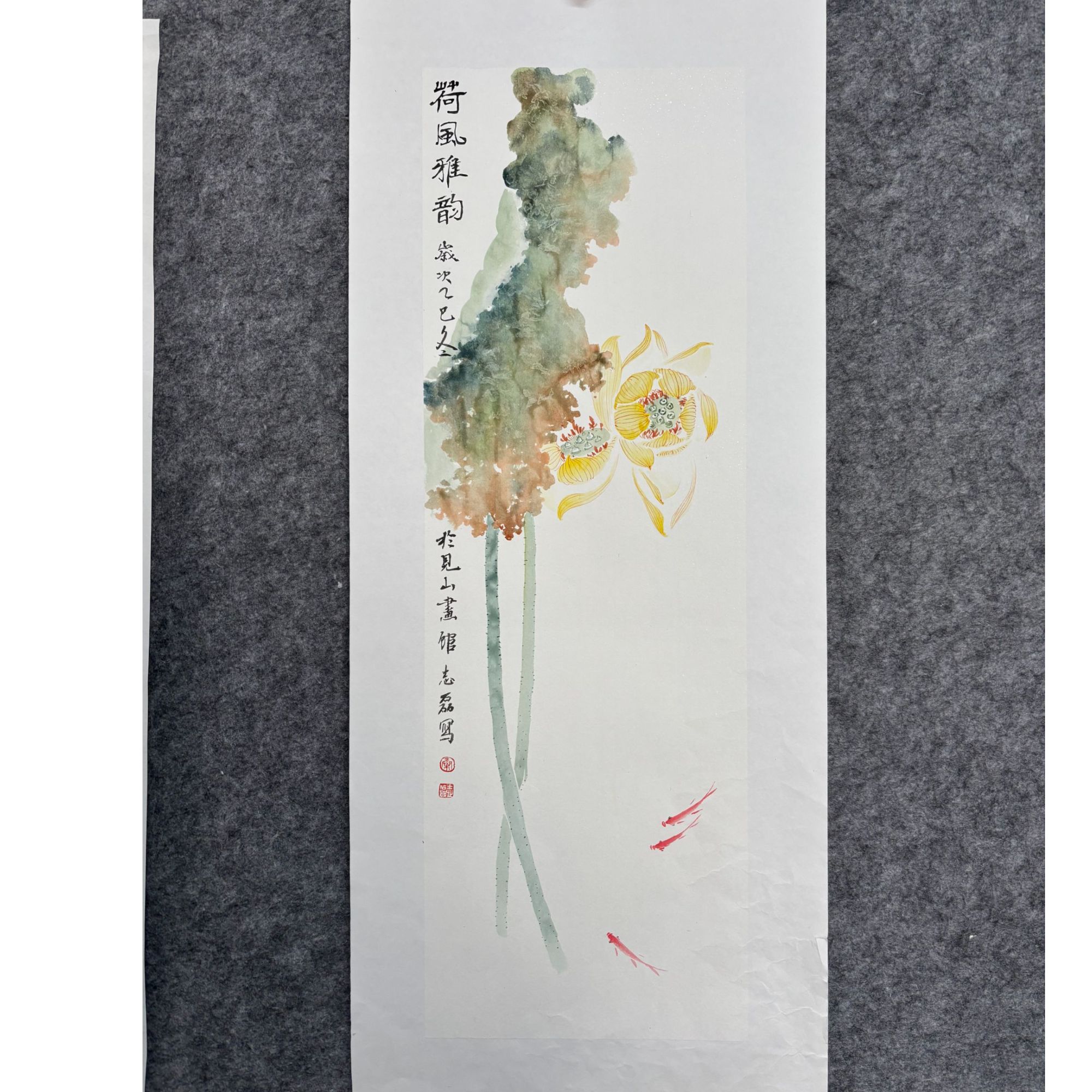 省美协秦老师禅意花鸟