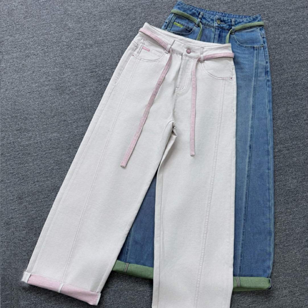 D50747 南油高货牛仔裤