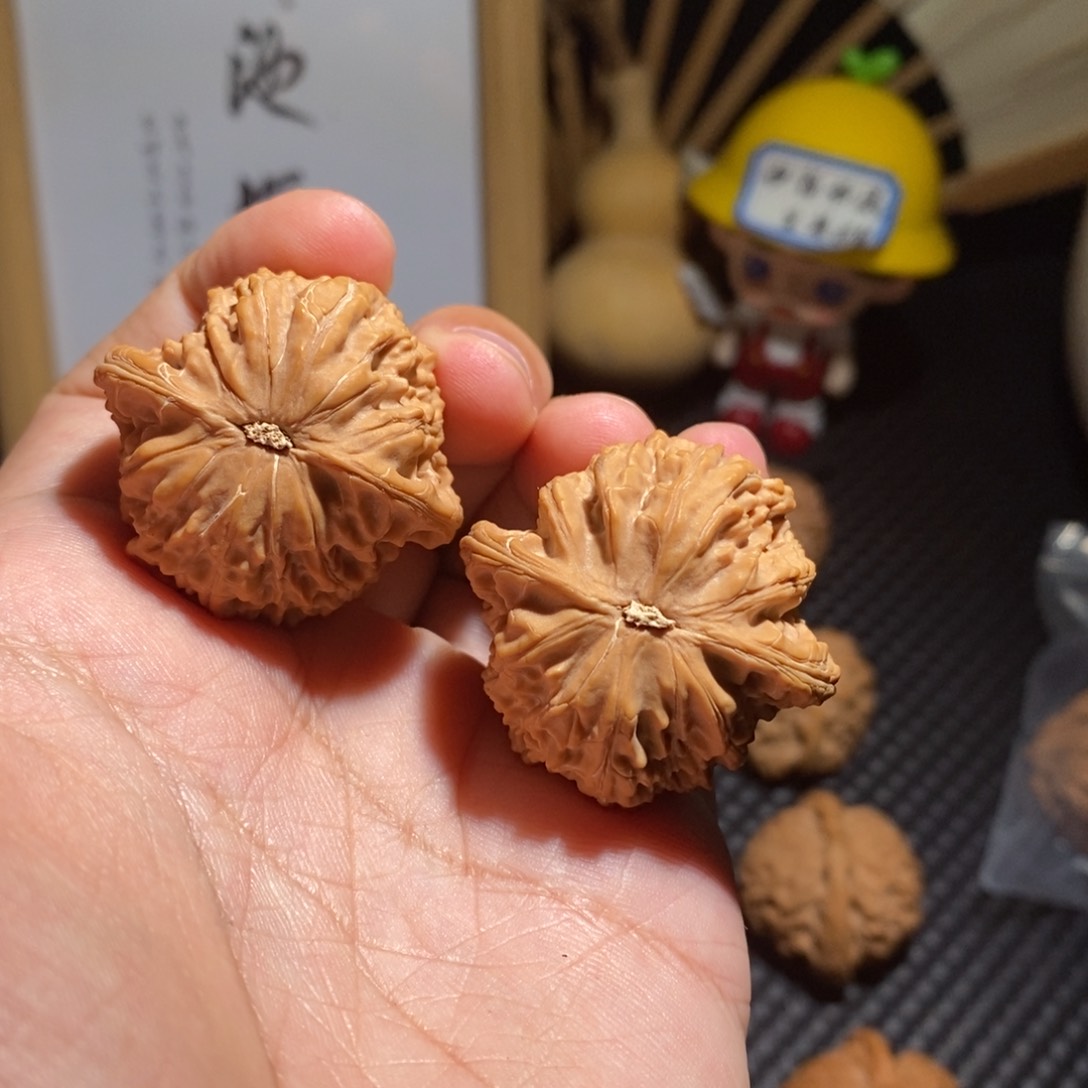 文玩核桃把件周***s37磨盘