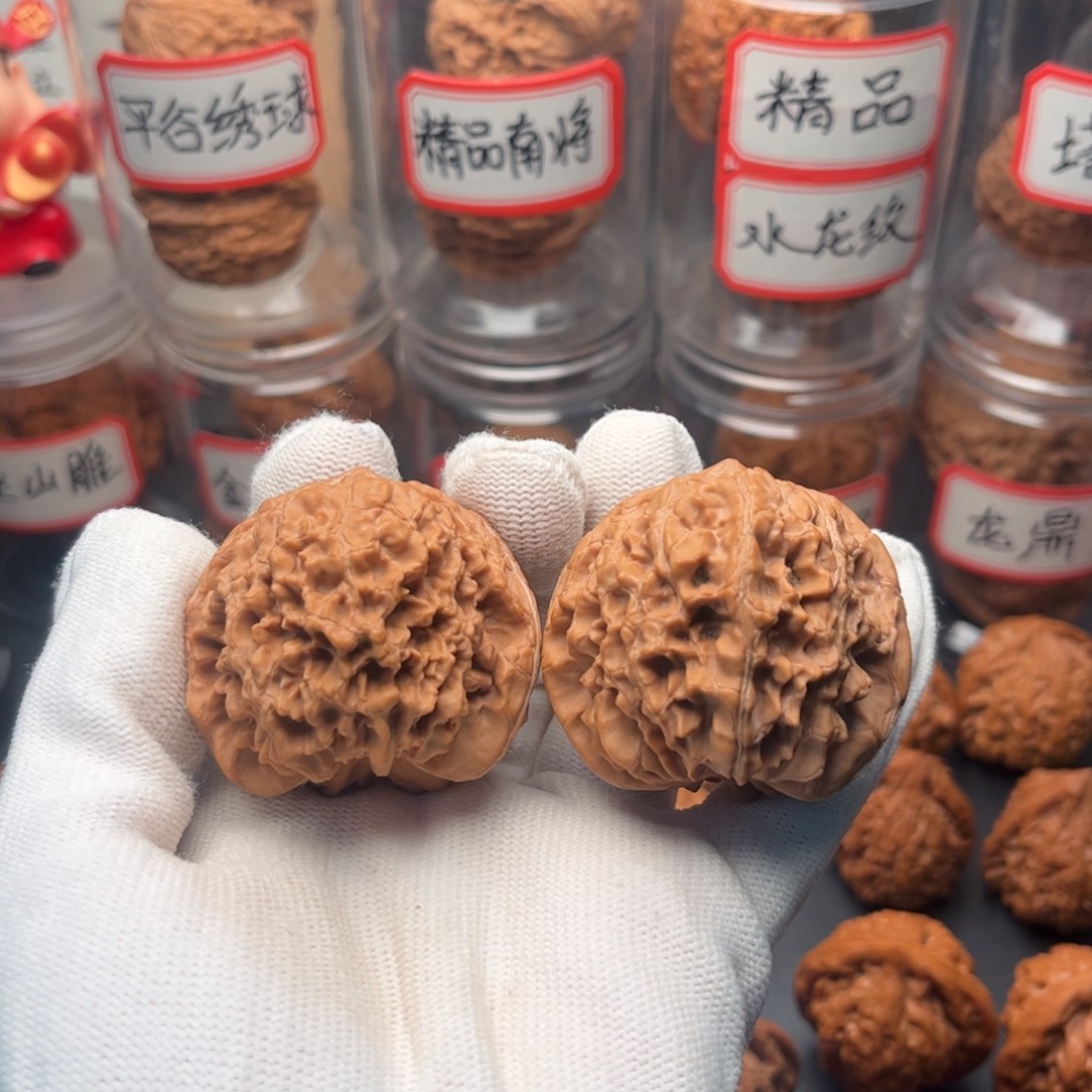 嘿***i文玩核桃把件45.5全品和尚头