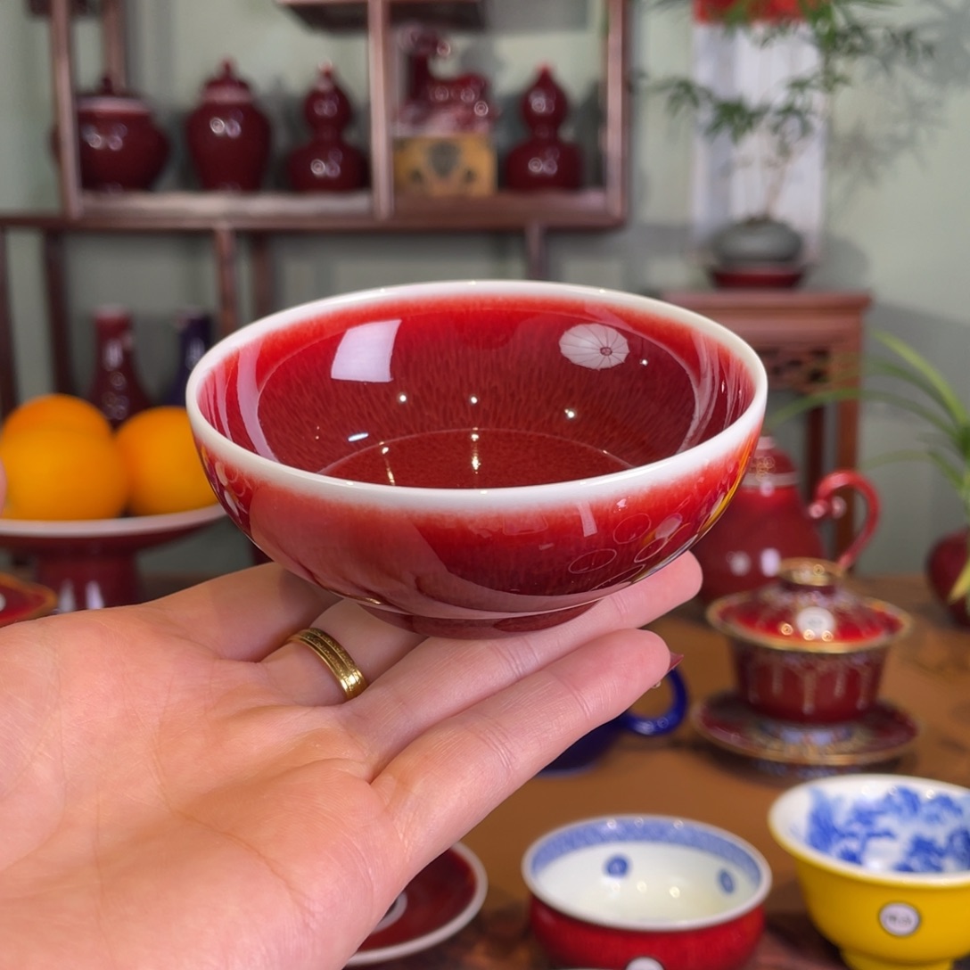 清欢雅玩原矿郎红福利普洱杯