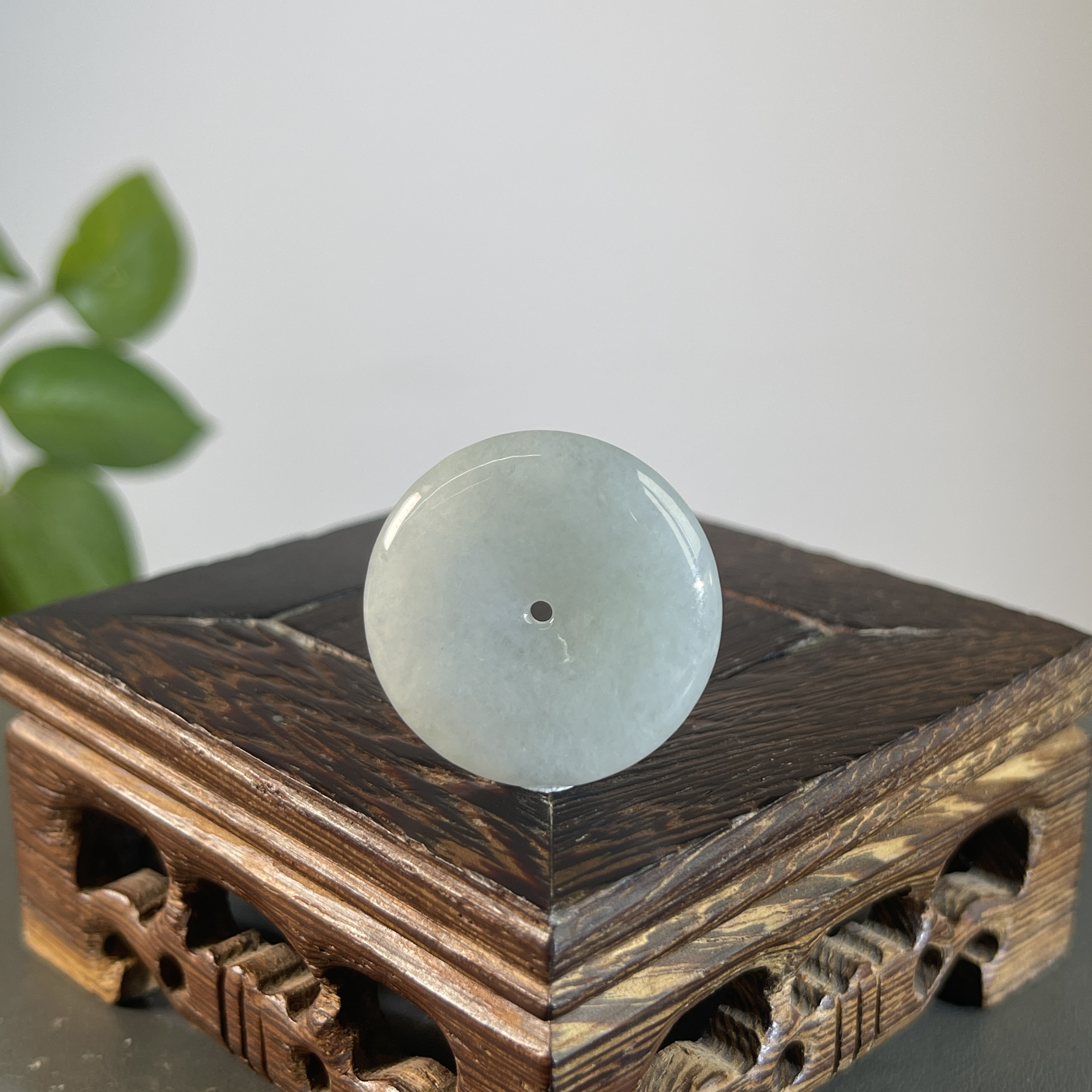 JSB25-28   天然缅甸翡翠A货  平安扣