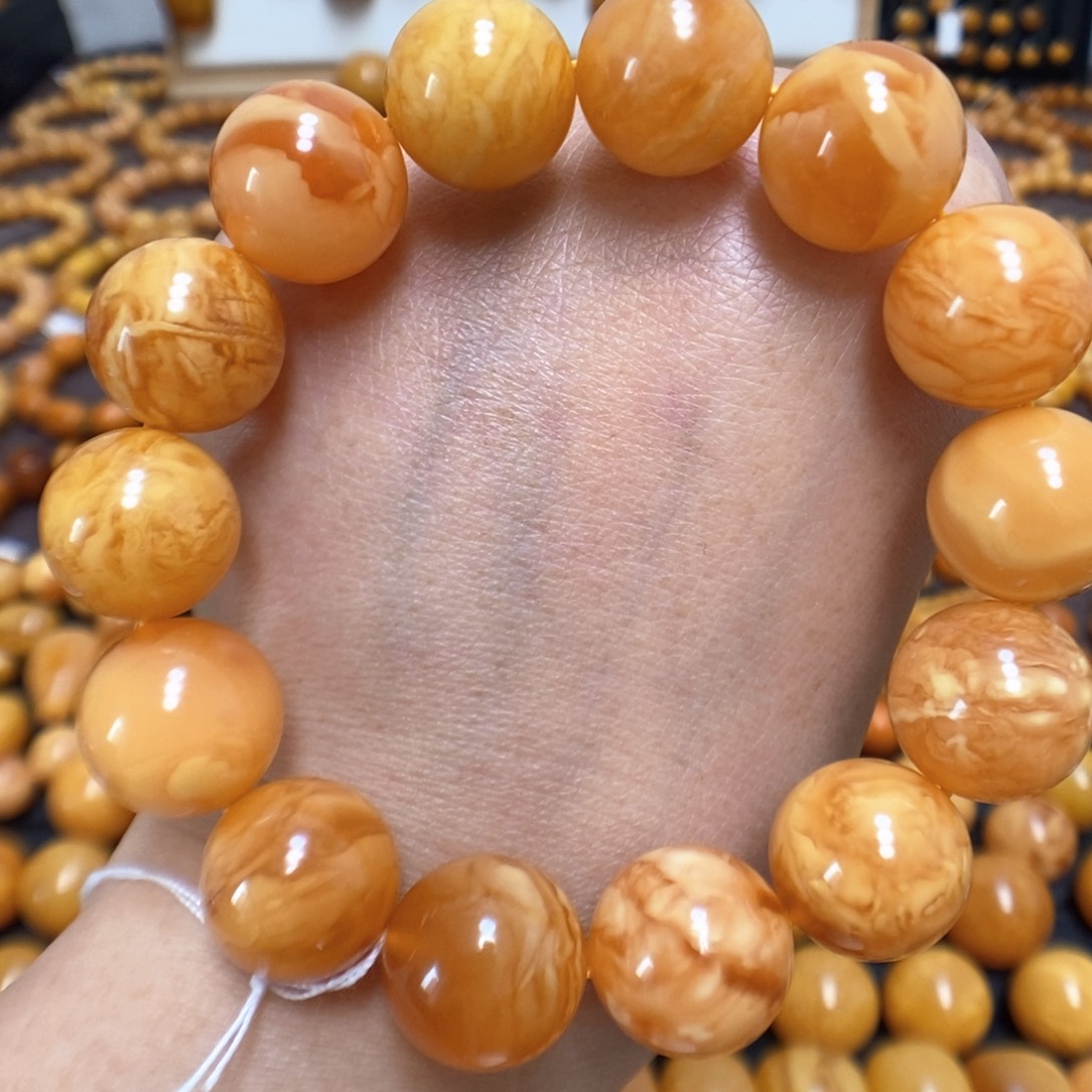 蜜蜡手串未镶嵌蜜蜡