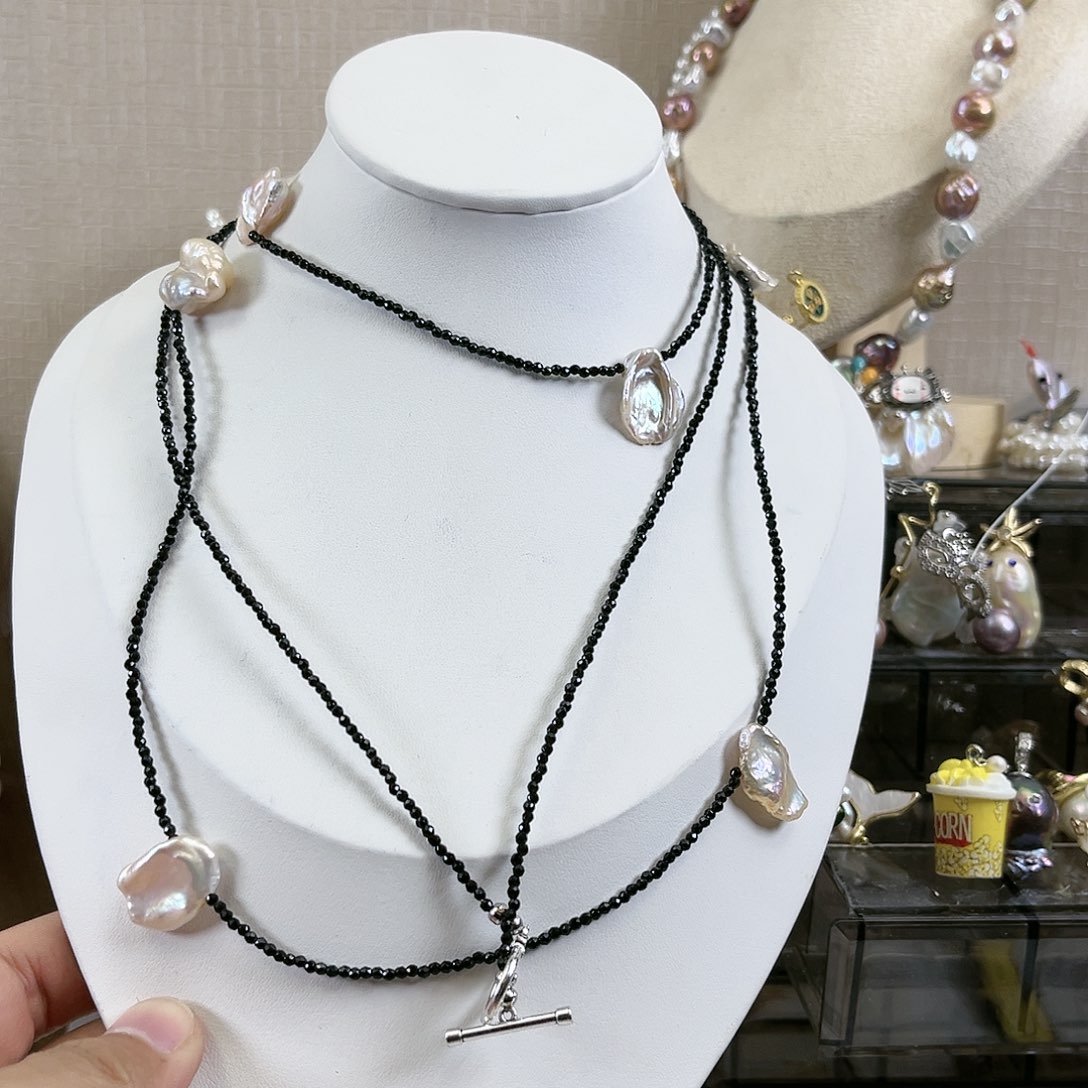 淡水珍珠毛衣链未镶嵌【纯恬】