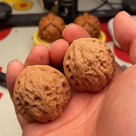 墨***涵把件文玩核桃铁锤