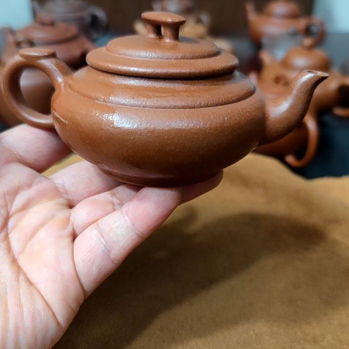 紫砂茶壶宜兴紫砂壶半手工拍打
