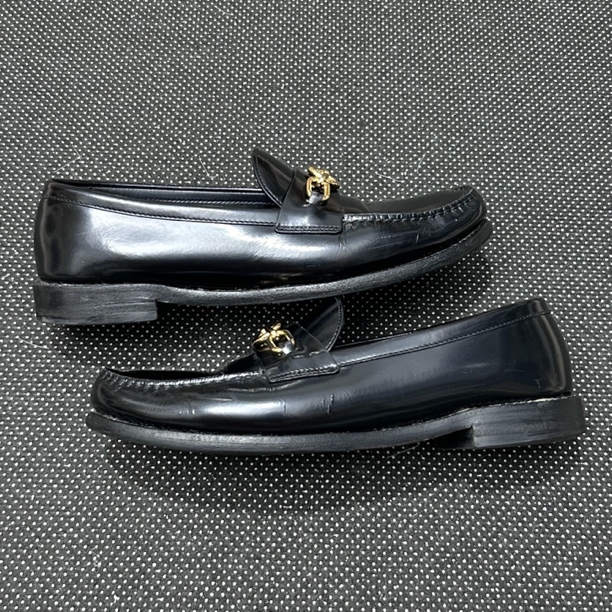 90新 LouisVuitton/路易威登 39.5码 内衬贴膜 漆皮蹭刮 乐福鞋 