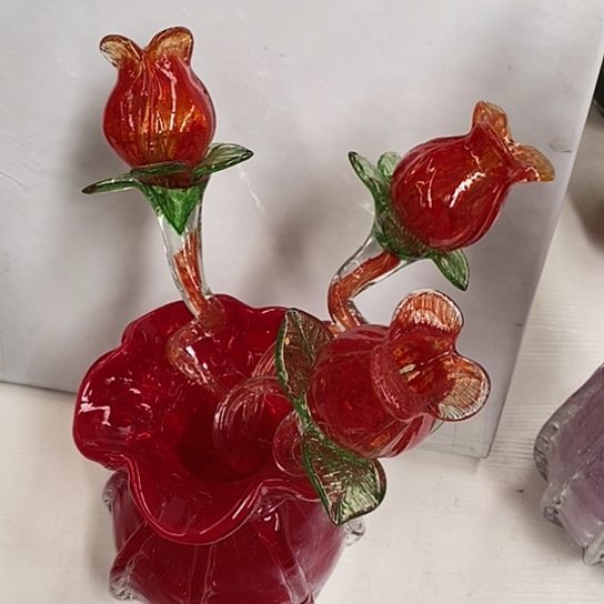 琉璃夜光玫瑰高40厘米