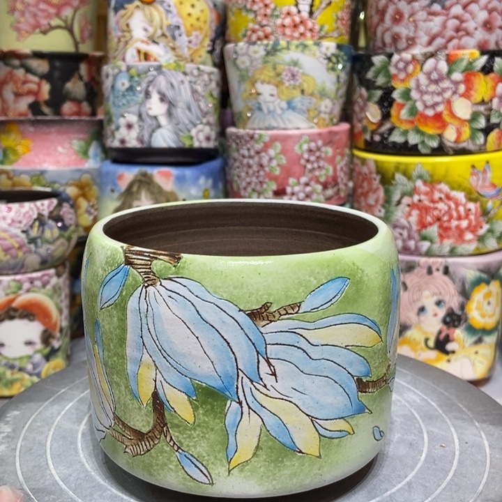 景德镇艺术手绘作品