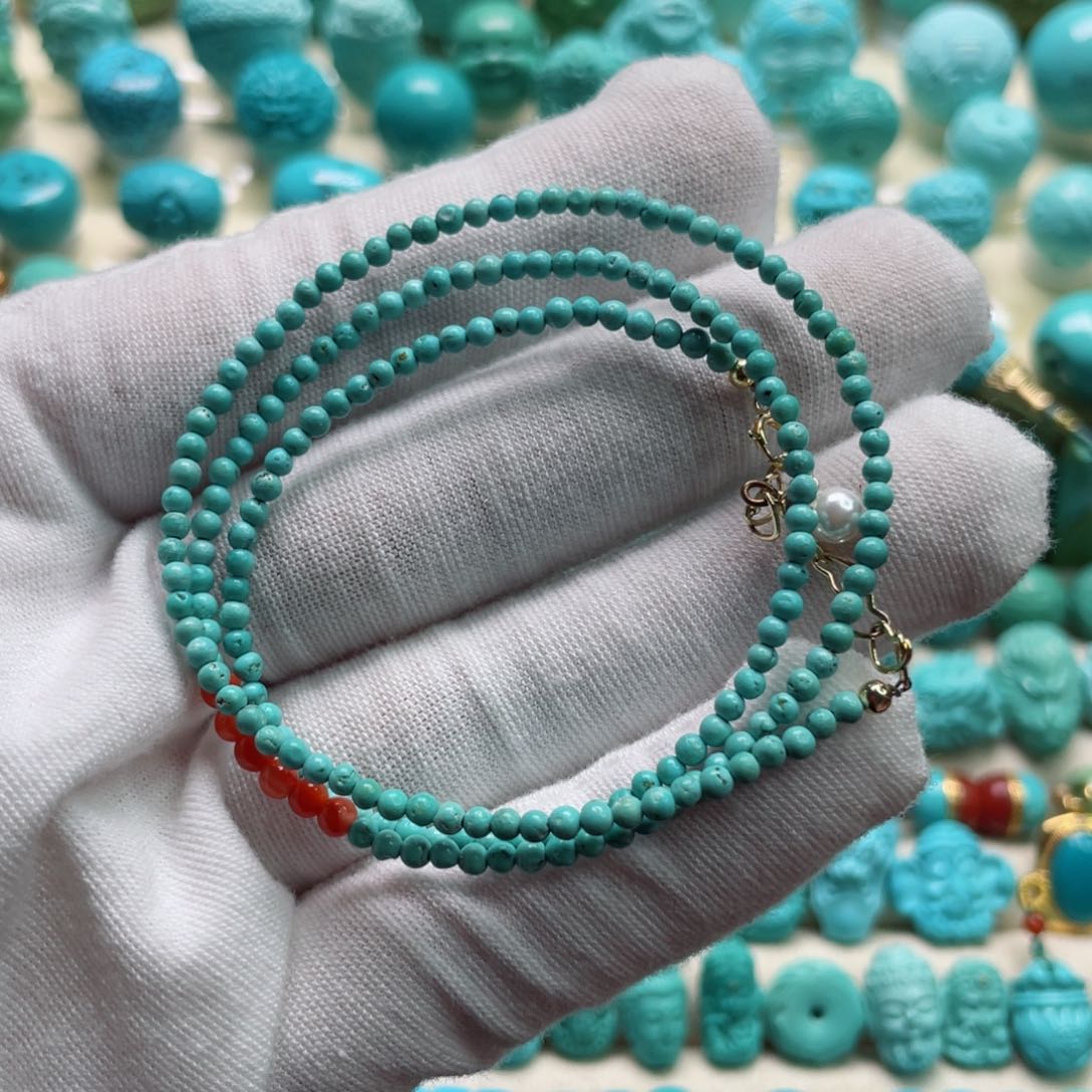 绿松石珠宝奇石未镶嵌