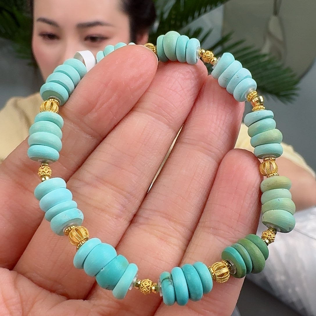 绿松石珠宝奇石未镶嵌